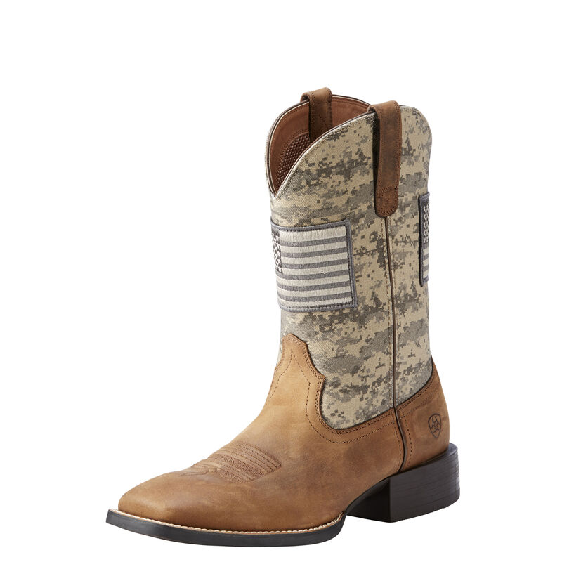 Ariat Westernstiefel Herren - Sport Patriot Braun/Weiß ( FPXOR-0513 )